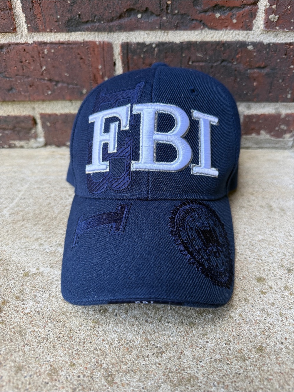 Navy FBI Embroidered Baseball Cap